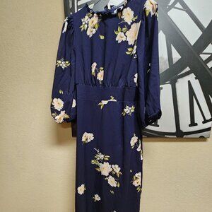 Baltic Born Small Karalie Maxi Dress Navy Floral S